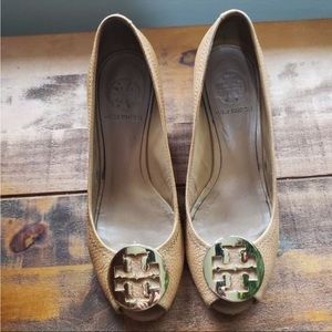 Tory Burch Sally Peep Toe wedge